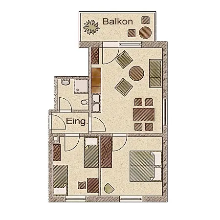 Daire Haus Nietmann_ 4 *